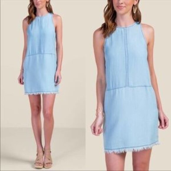 Thread And Supply Chambray Dress Size Small - Picture 1 of 5